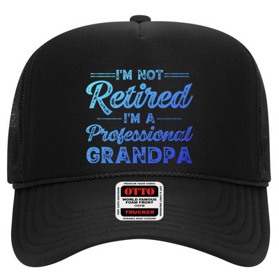 Funny Fathers Day Retired Grandpa Great Gift Trucker Hat
