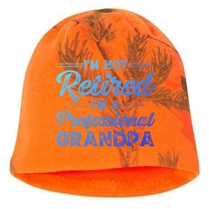 Funny Fathers Day Retired Grandpa Great Gift Kati - Camo Knit Beanie