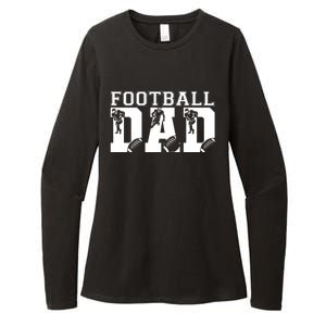 Funny Fathers Day Football Dad Football Dad Birthday Gift Womens CVC Long Sleeve Shirt