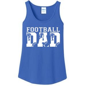 Funny Fathers Day Football Dad Football Dad Birthday Gift Ladies Essential Tank