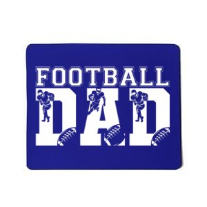 Funny Fathers Day Football Dad Football Dad Birthday Gift Mousepad