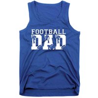 Funny Fathers Day Football Dad Football Dad Birthday Gift Tank Top