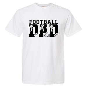 Funny Fathers Day Football Dad Football Dad Birthday Gift Garment-Dyed Heavyweight T-Shirt