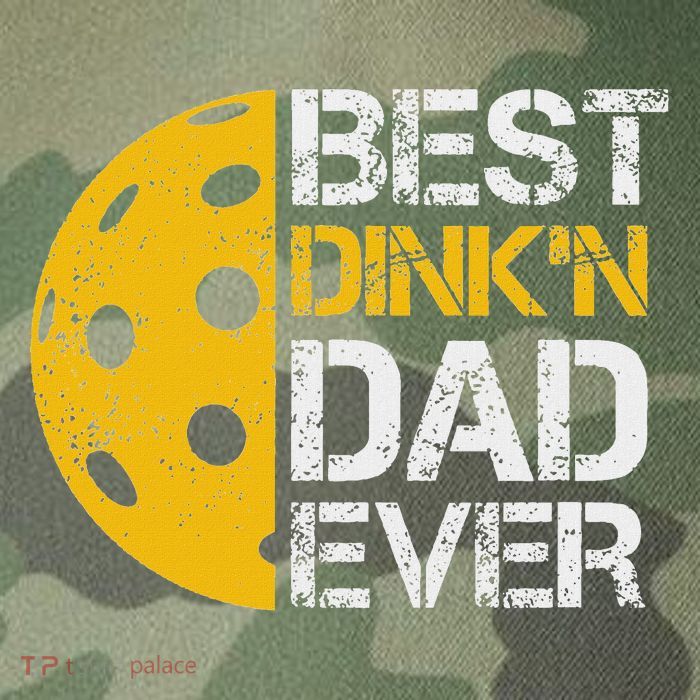 Funny Father's Day Pickleball Best Dink'n Dad Ever Funny Legacy Tie Dye Trucker Hat