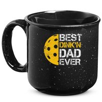 Funny Father's Day Pickleball Best Dink'n Dad Ever Funny 15oz Campfire Ceramic Mug