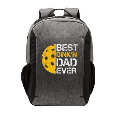 Funny Father's Day Pickleball Best Dink'n Dad Ever Funny Vector Backpack