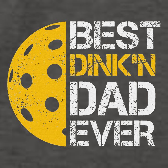 Funny Father's Day Pickleball Best Dink'n Dad Ever Funny Vector Backpack