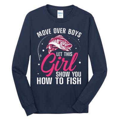 Funny Fishing Design Fisherman Fishing Lover Tall Long Sleeve T-Shirt