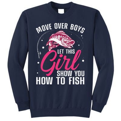 Funny Fishing Design Fisherman Fishing Lover Tall Sweatshirt