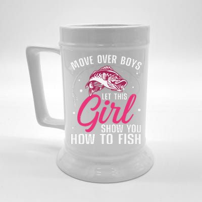 Funny Fishing Design Fisherman Fishing Lover Beer Stein