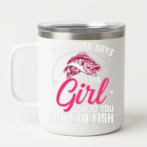 Funny Fishing Design Fisherman Fishing Lover 12 oz Stainless Steel Tumbler Cup