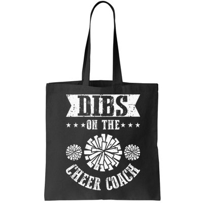 Funny Football Dibs On The Cheer Coach Pom Poms Bag