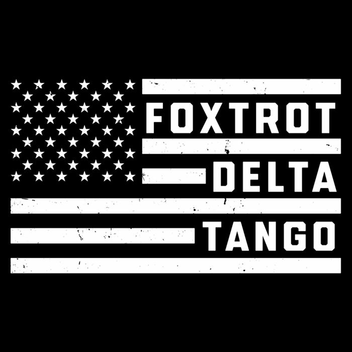 Funny Foxtrots Deltas Tangos Flag  Flat Bill Trucker Hat