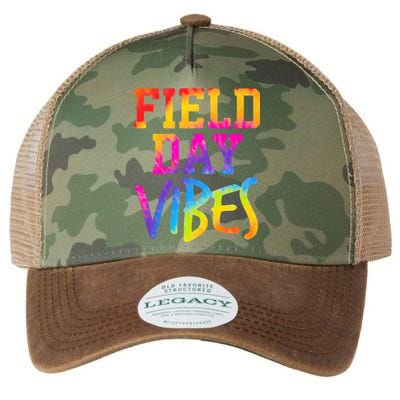 Funny Field Day Vibes Teacher Appreciation Tie Dye Gift Legacy Tie Dye Trucker Hat