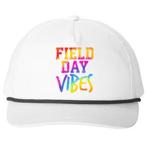 Funny Field Day Vibes Teacher Appreciation Tie Dye Gift Snapback Five-Panel Rope Hat