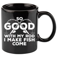 Funny Fishing Design For Fisherman Fish Fishing 11oz C Handle Ceramic Mug