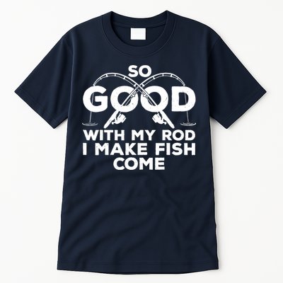 Funny Fishing Design For Fisherman Fish Fishing Tall T-Shirt