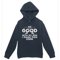 Funny Fishing Design For Fisherman Fish Fishing Urban Pullover Hoodie