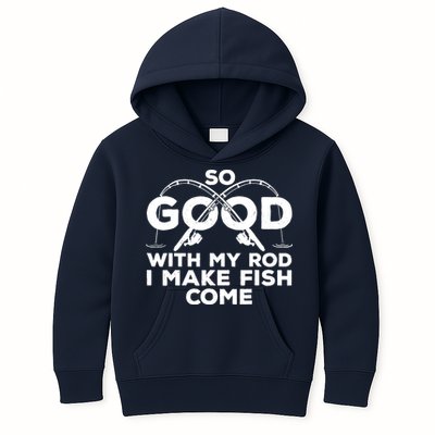 Funny Fishing Design For Fisherman Fish Fishing Kids Hoodie
