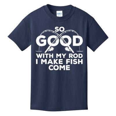 Funny Fishing Design For Fisherman Fish Fishing Kids T-Shirt