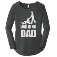 Funny Fathers Day Gift The Walking Dad Women's Perfect Tri Tunic Long Sleeve Shirt