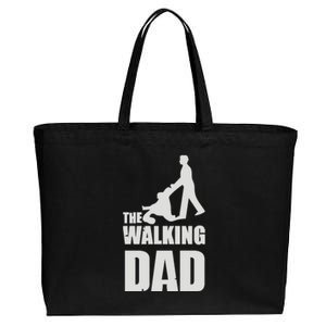 Funny Fathers Day Gift The Walking Dad Cotton Canvas Jumbo Tote