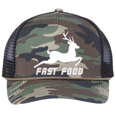 Fast Food Deer Retro Rope Trucker Hat Cap