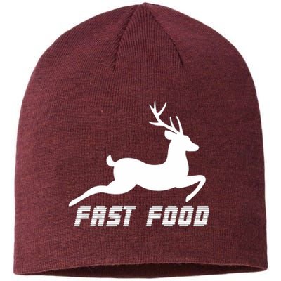 Fast Food Deer Sustainable Beanie