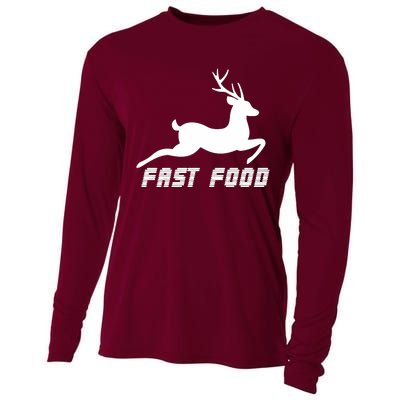 Fast Food Deer Cooling Performance Long Sleeve Crew