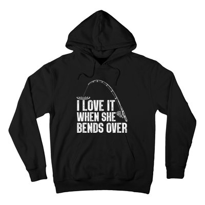 Funny Fishing Design For Men Women Fisherman Fishing Rod Hoodie