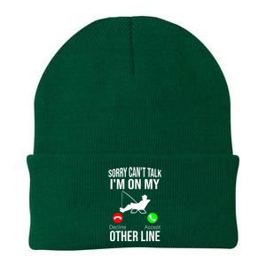 Funny Fishing Dad Funny Reel Cool Fish Bass Fishing Knit Cap Winter Beanie