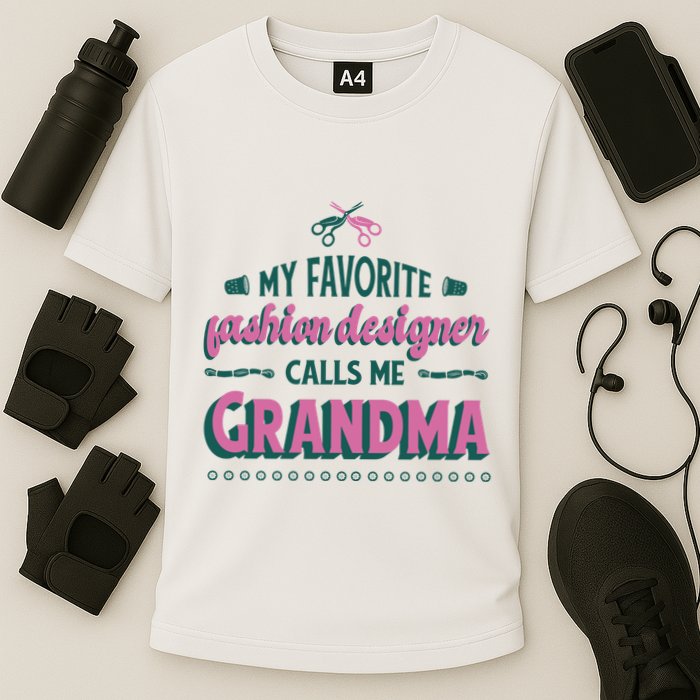 Favorite Fashion Designer Calls Me Grandma Performance Shirt