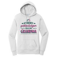 Favorite Fashion Designer Calls Me Grandma Women's Pullover Hoodie