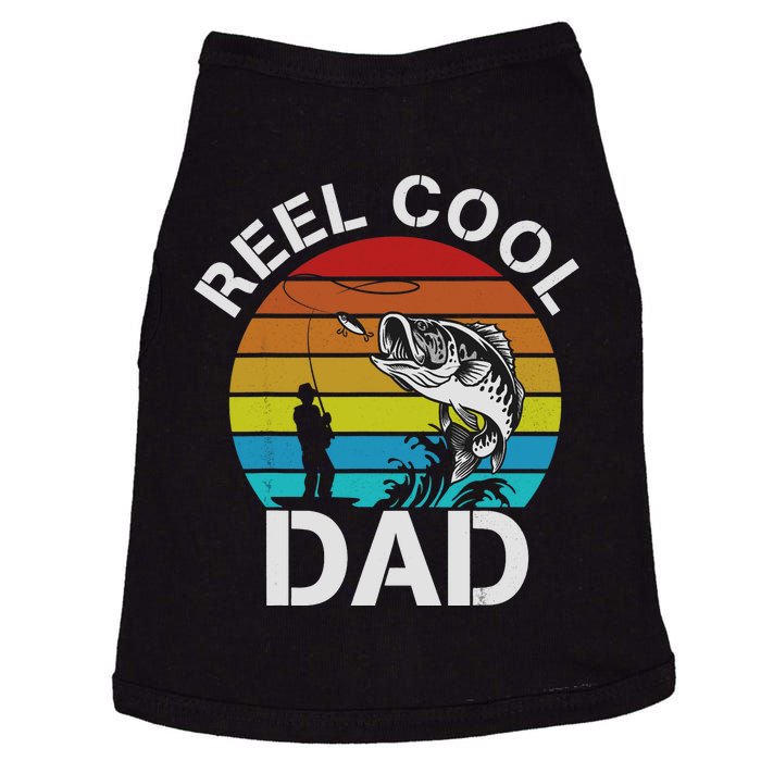 Funny Fishing Dad Funny Reel Cool Fish Fisherman Doggie Tank