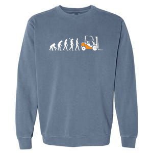 Funny Forklift Driver Art For Men Women Forklift Operator Garment-Dyed Sweatshirt