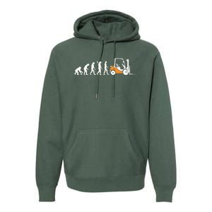 Funny Forklift Driver Art For Men Women Forklift Operator Premium Hoodie