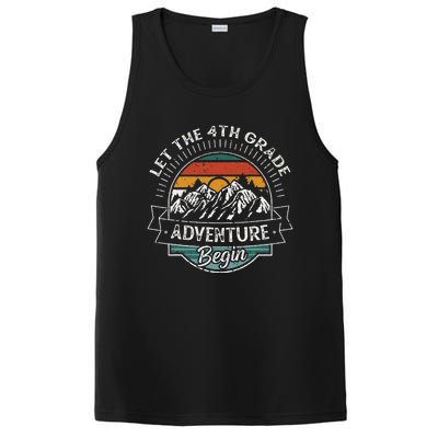 Funny First Day Of School Let The 4th Grade Adventure Begin PosiCharge Competitor Tank