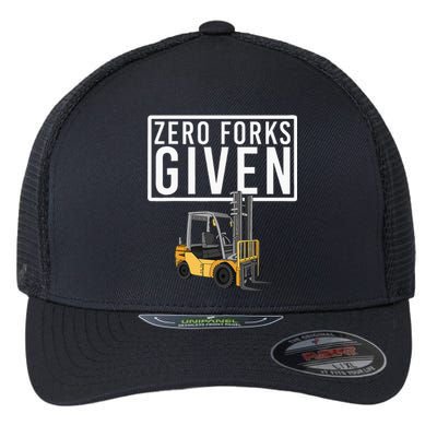 Funny Forklift Driver Art For Men Women Forklift Operator Flexfit Unipanel Trucker Cap