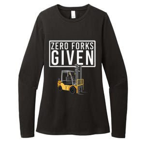 Funny Forklift Driver Art For Men Women Forklift Operator Womens CVC Long Sleeve Shirt