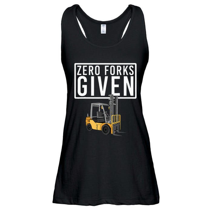 Funny Forklift Driver Art For Men Women Forklift Operator Ladies Essential Flowy Tank