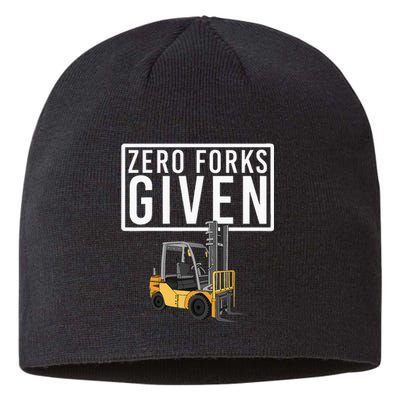 Funny Forklift Driver Art For Men Women Forklift Operator Sustainable Beanie