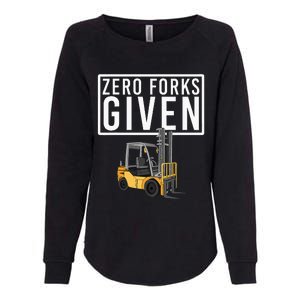 Funny Forklift Driver Art For Men Women Forklift Operator Womens California Wash Sweatshirt