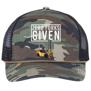 Funny Forklift Driver Art For Men Women Forklift Operator Retro Rope Trucker Hat Cap