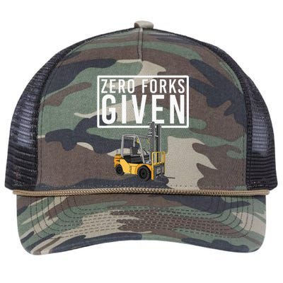 Funny Forklift Driver Art For Men Women Forklift Operator Retro Rope Trucker Hat Cap