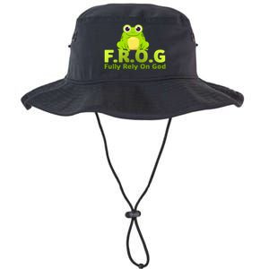 Frog Funny Definition Fully Rely On God Legacy Cool Fit Booney Bucket Hat