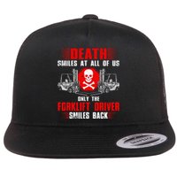 Funny Forklift Driver Design For Wo Forklift Operator Flat Bill Trucker Hat