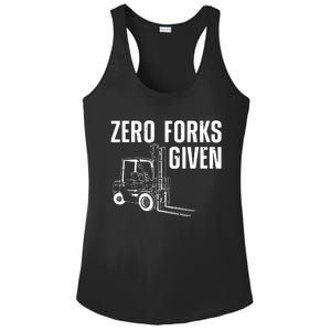 Funny Forklift Driver Art For Men Women Forklift Operator Ladies PosiCharge Competitor Racerback Tank