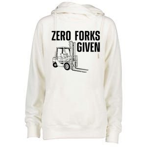 Funny Forklift Driver Art For Men Women Forklift Operator Womens Funnel Neck Pullover Hood