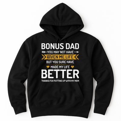 Funny FatherS Day Bonus Dad Gifts From Daughter Son Wife Hoodie