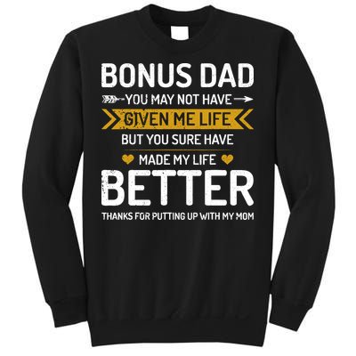 Funny FatherS Day Bonus Dad Gifts From Daughter Son Wife Sweatshirt